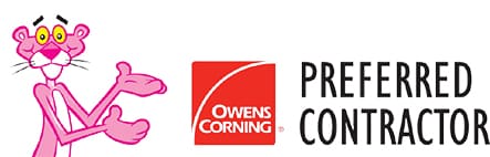 Pink Panther Owens Corning preferred contractor.